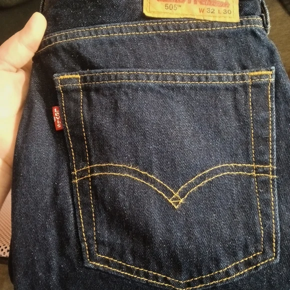 Women's Dark Blue Jeans - Picture 4 of 5